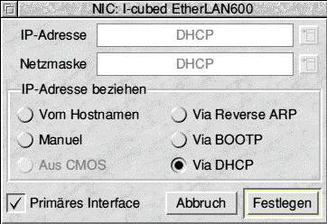 DHCP und fertig