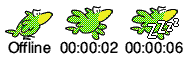 Socketeer Symbole auf der Iconbar